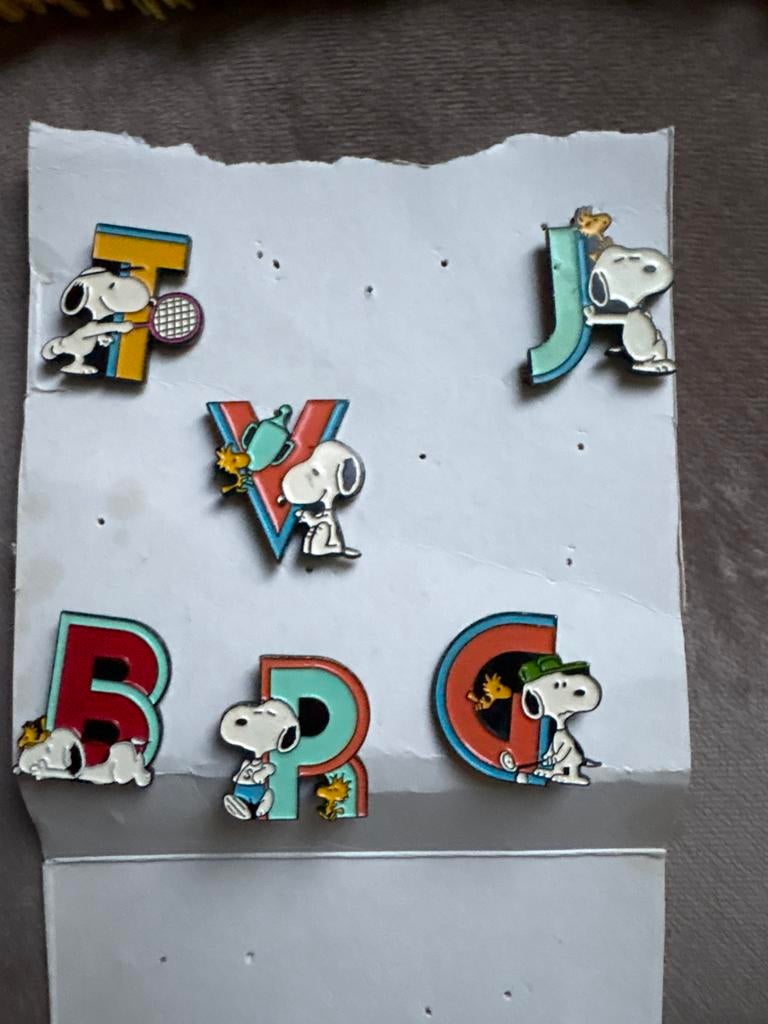 Vintage Snoopy broches - per stuk, Verzamelen, Ophalen of Verzenden, Zo goed als nieuw