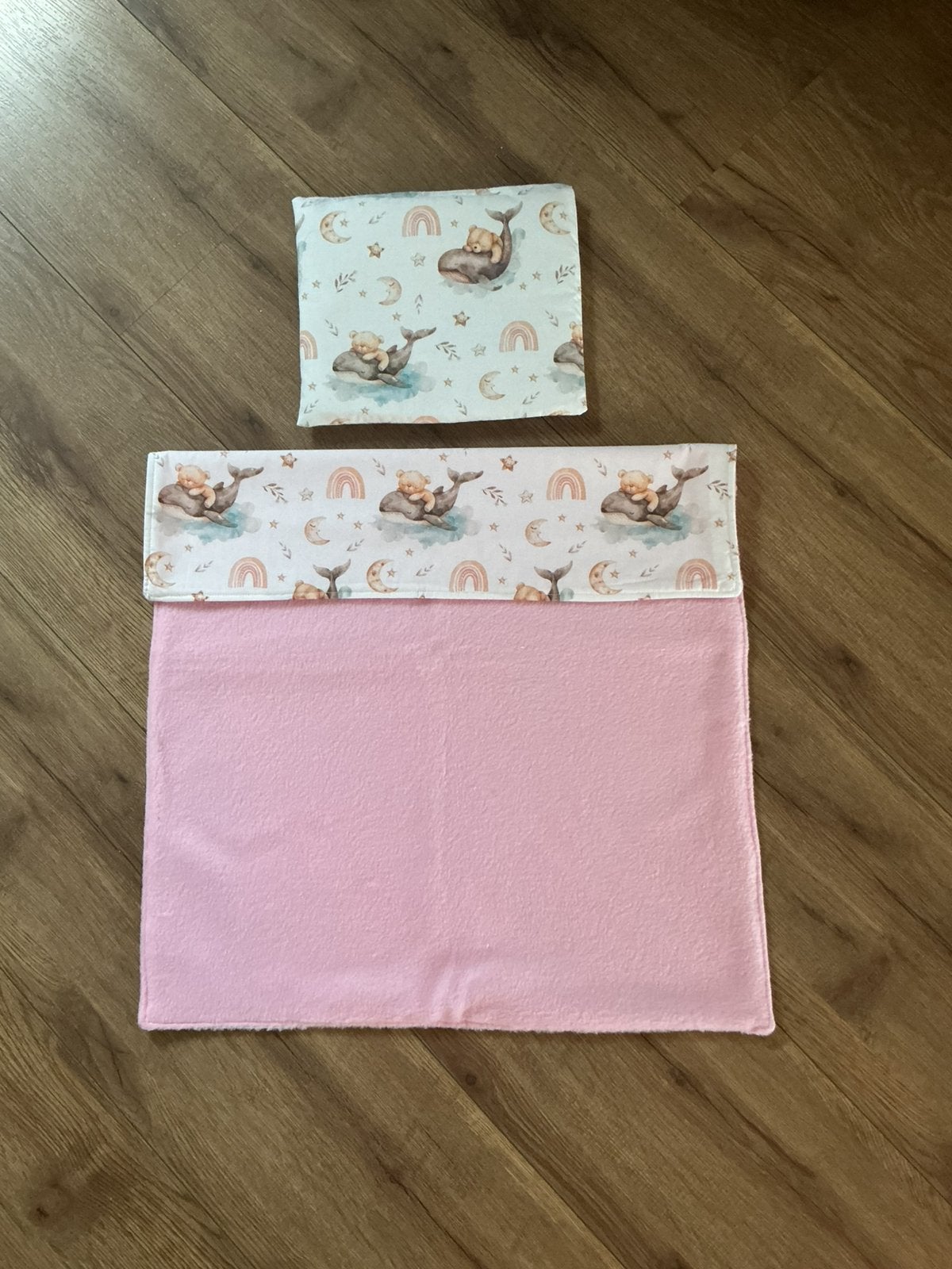 Mooi poppenwieg dekentje met beertjes - nieuw, Ophalen of Verzenden, Nieuw, Babypop
