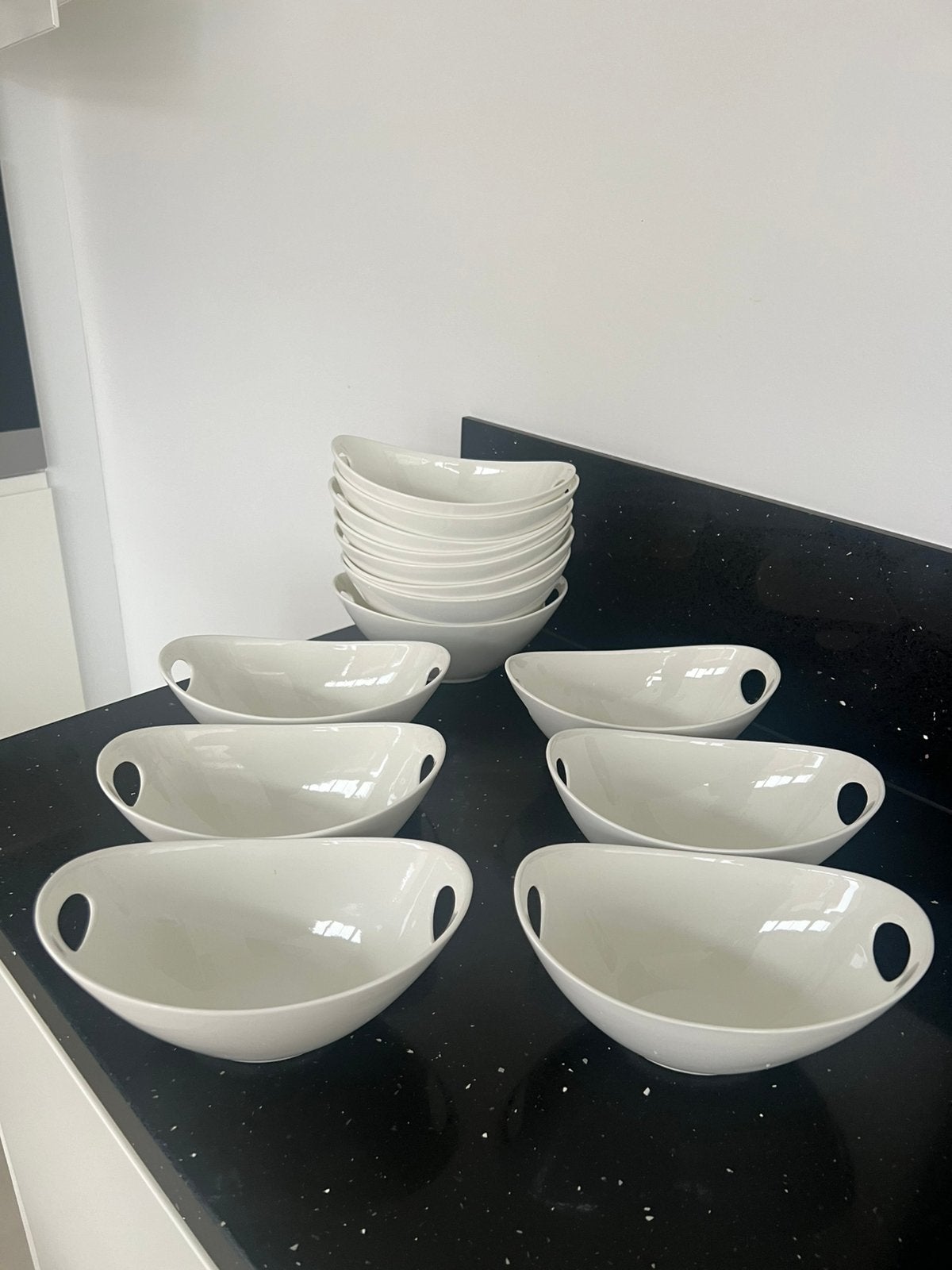 Imperial Kitchen Pastaschaal - Ovaal - 22 x 12  x 9 cm - Wit, Huis en Inrichting, Keuken | Servies, Ophalen of Verzenden, Nieuw