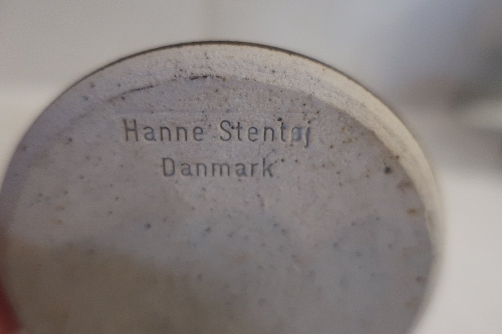 Hanne Stentoj - Denemarken kaarsenstandaard kandelaar, Ophalen of Verzenden, Zo goed als nieuw, Steen/keramiek, Kandelaar