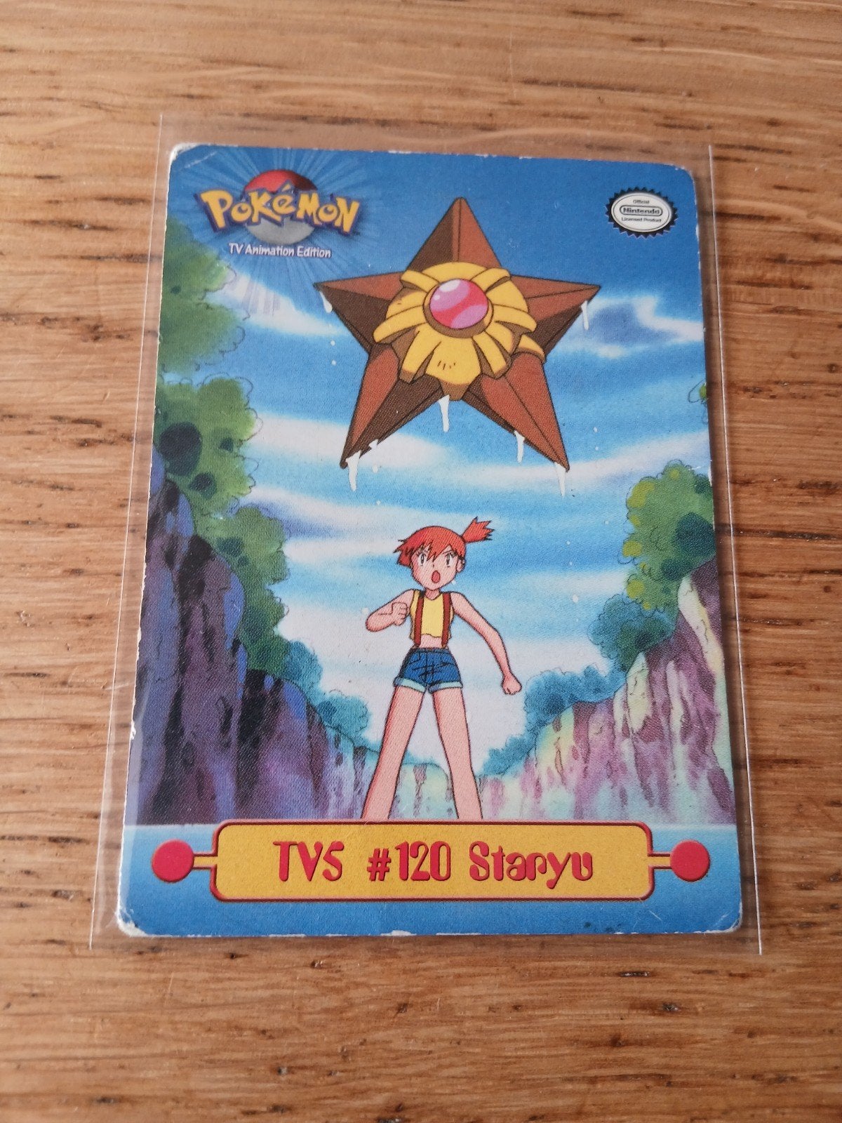 Pokémon TV Animation Edition Kaart - Misty & Staryu #120, Ophalen of Verzenden, Gebruikt, Losse kaart