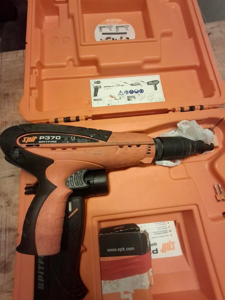 Spit Betonschiethamer P370 C60 - Compleet in Koffer, Ophalen of Verzenden, Gebruikt