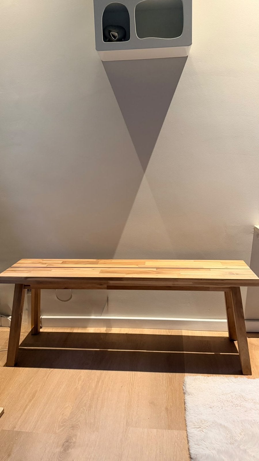 IKEA Skogsta houten bankje, Ophalen, Overige kleuren, Zo goed als nieuw, Eén