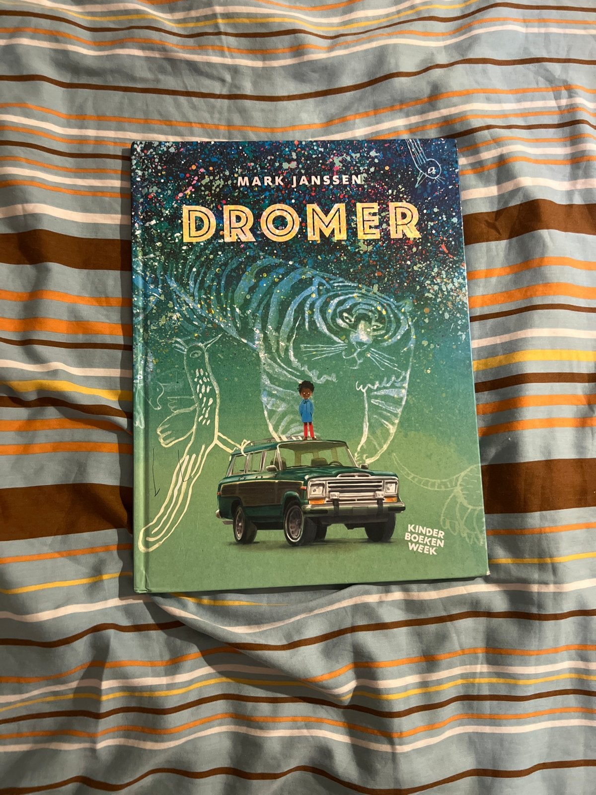 Mark Janssen - Dromer, Ophalen of Verzenden, Gelezen, Mark Janssen, Prentenboek