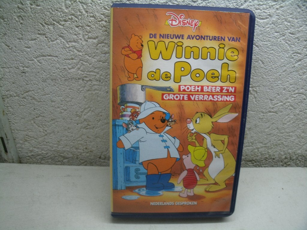 vhs 191a winnie beer z'n grote verrassing, Cd's en Dvd's, Alle leeftijden, Ophalen of Verzenden, Gebruikt