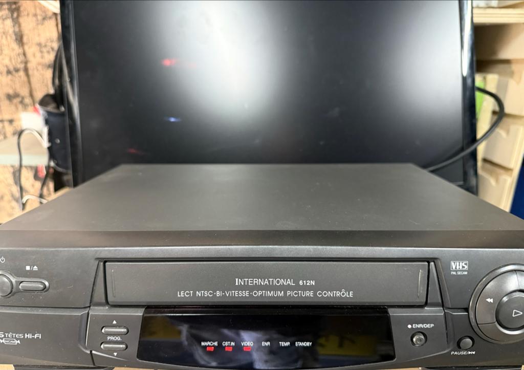 International 612N VHS Speler - 6 Têtes Hi-Fi video vhs, Audio, Tv en Foto, Videospelers, Gebruikt, VHS-speler of -recorder, Ophalen of Verzenden