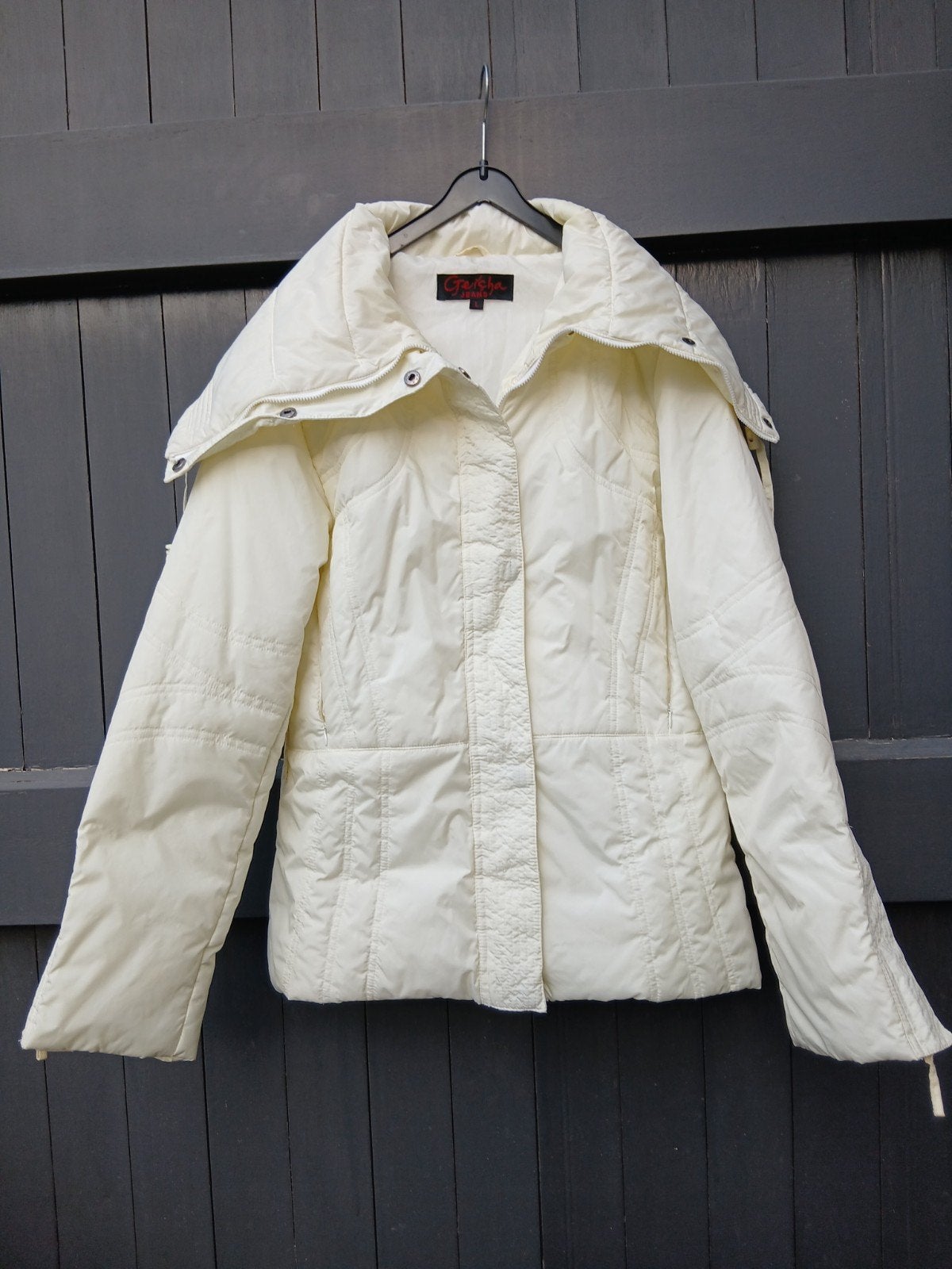 Tussenjas, Kleding | Dames, Jassen | Winter, Geisha, Wit, Maat 42/44 (L), Ophalen of Verzenden
