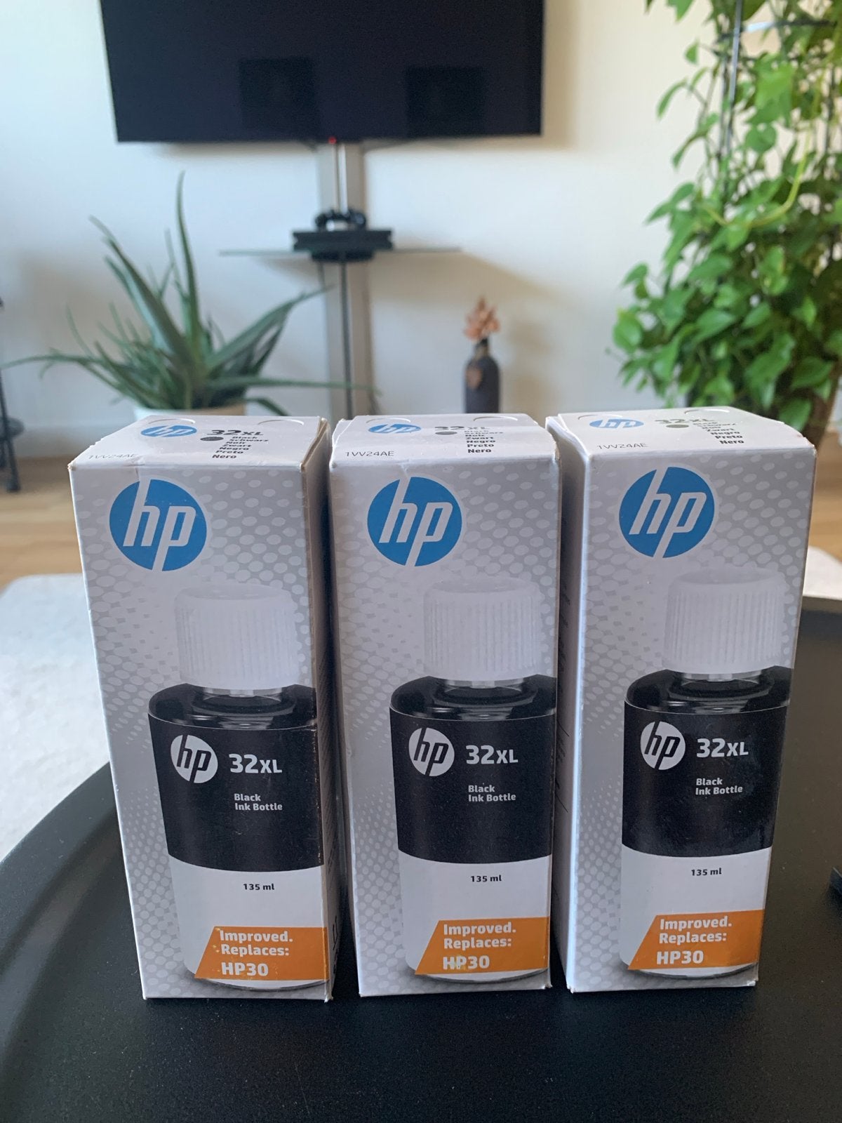 HP 32XL Zwarte Inktflesjes - 3 stuks (135 ml per stuk), Ophalen of Verzenden, Nieuw, Cartridge