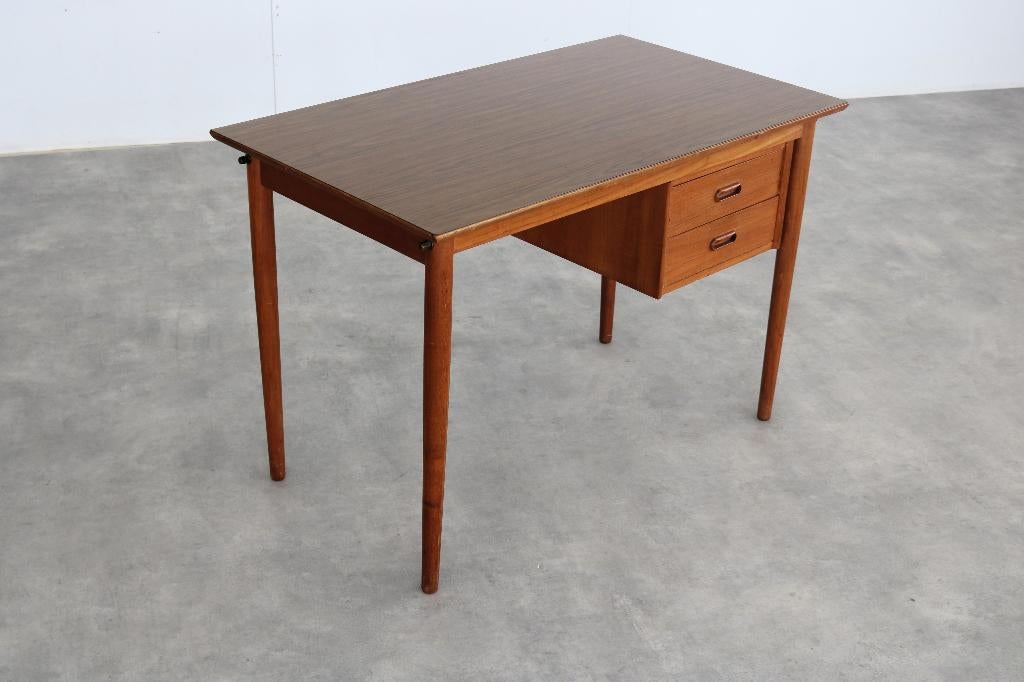vintage bureau | jaren 60 | teak | Deens (3), Gebruikt, ., Ophalen of Verzenden, .