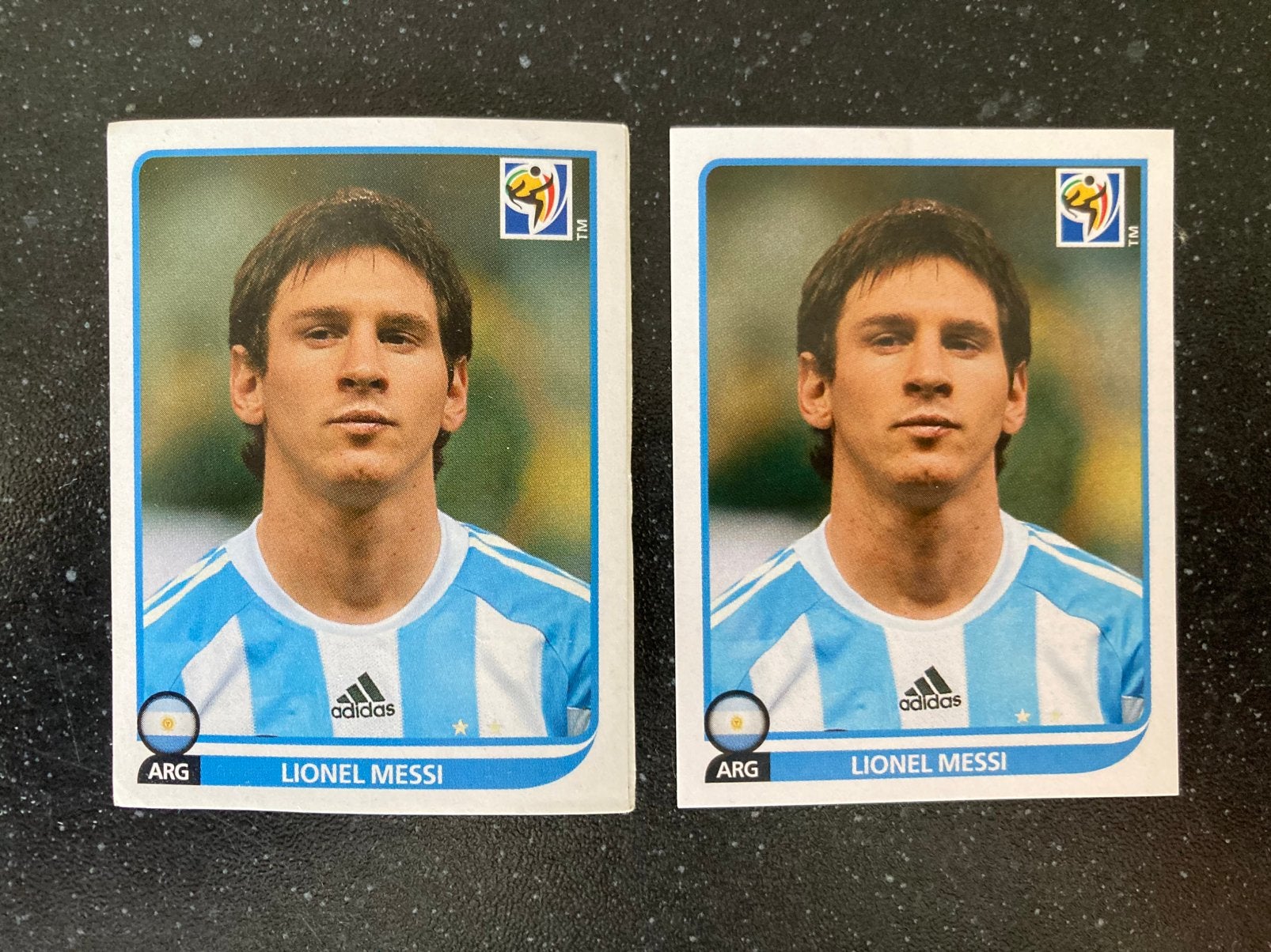 Panini WK 2010 - Sticker Lionel Messi #122, Verzamelen, Sportartikelen en Voetbal, Ophalen of Verzenden, Zo goed als nieuw, Buitenlandse clubs
