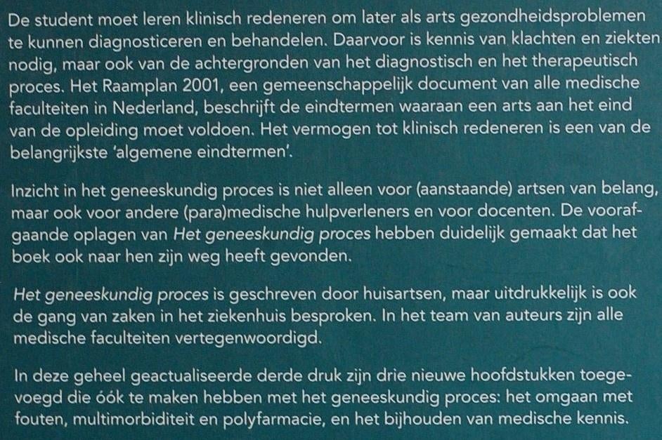 Het geneeskundig proces (2009), Verzenden, H.G.L. Grundmeijer, Beta, WO