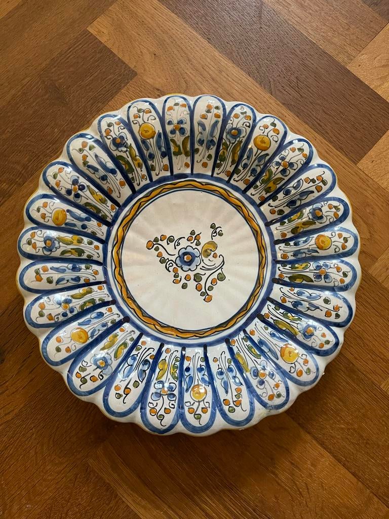 Decoratief Talavera aardewerk wandbord uit Mexico, Antiek en Kunst, Antiek | Keramiek en Aardewerk, Ophalen of Verzenden