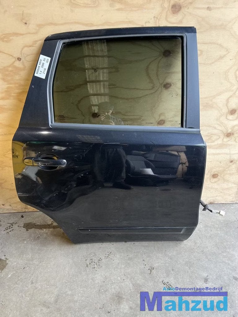 NISSAN NOTE Zwart Z11G rechts achter portier deur 2005-2012, Deur, Takashima 1-chome 1-1
220-8686  Yokohama, Achter, Ophalen of Verzenden