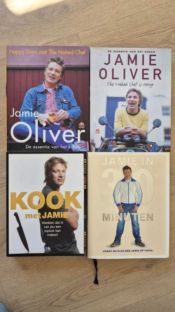 Jamie Oliver Kookboeken - 4 stuks, Hoofdgerechten, Jamie Oliver, Europa, Ophalen