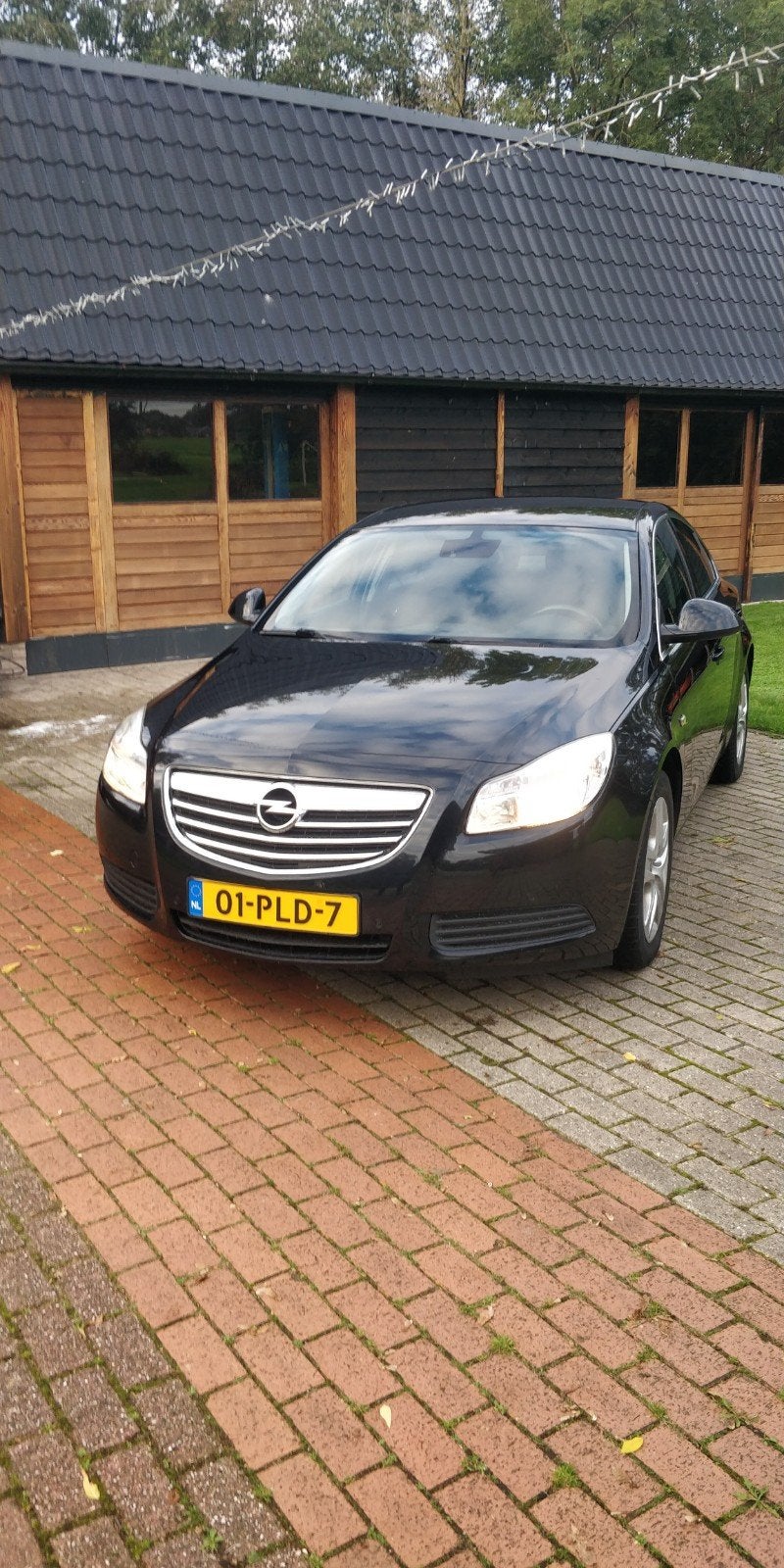 Opel Insignia 1.8 103KW 4-DRS 2011 Zwart, Auto's, 4 cilinders, 1796 cc, Zwart, Origineel Nederlands