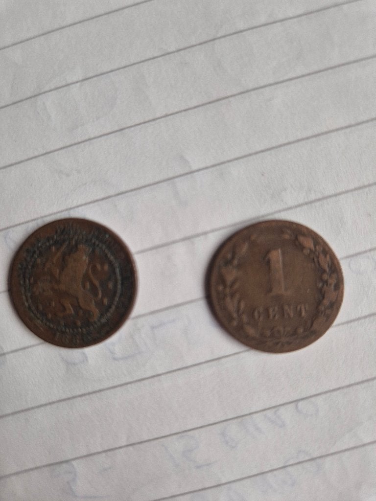 Munt 1 cent 1880, Ophalen of Verzenden, Koning Willem III, 1 cent, Losse munt