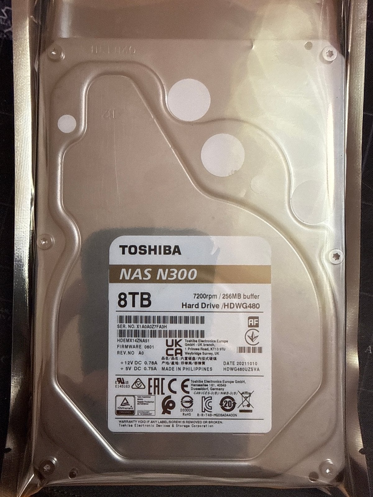Toshiba N300 NAS Harddisk 8TB - Getest met rapport (1x)