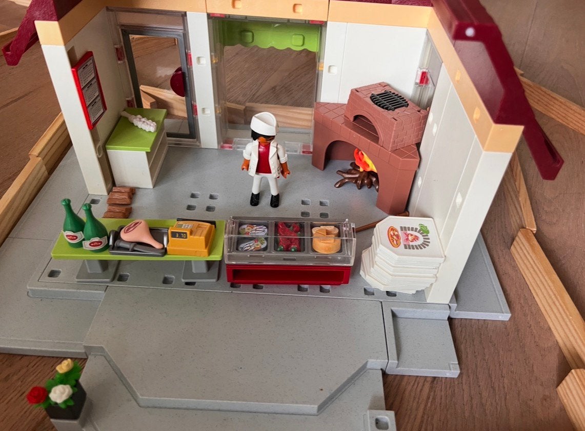 Playmobil Pizza restaurant, Ophalen, Zo goed als nieuw