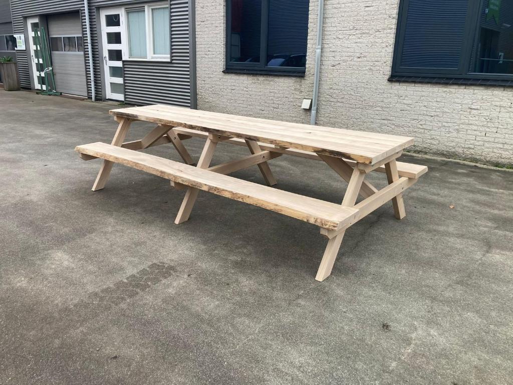 Beuken Boomstam Picknicktafel, Ophalen, Nieuw, Rechthoekig, Hout