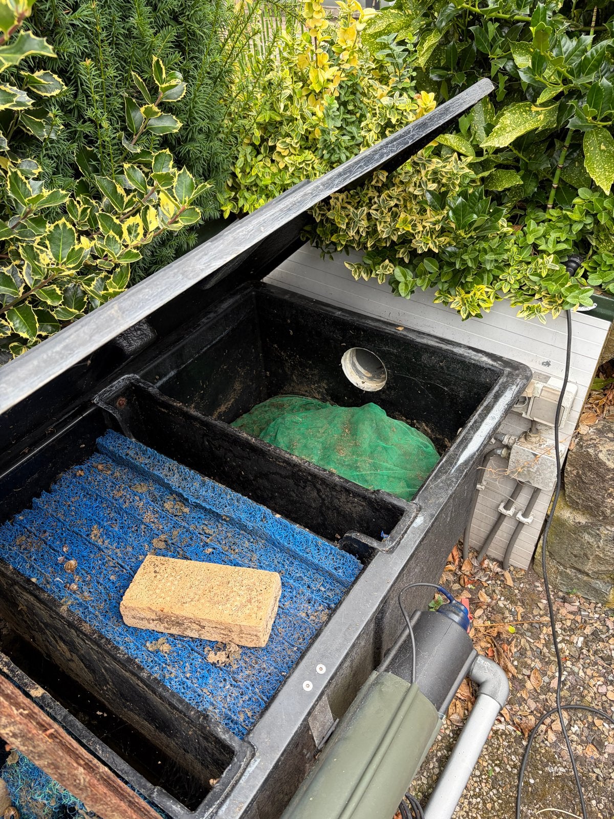 Complete vijverfilterset met pomp en UV-lamp, Tuin en Terras, Vijver-toebehoren, Ophalen, Gebruikt, Vijverfilter