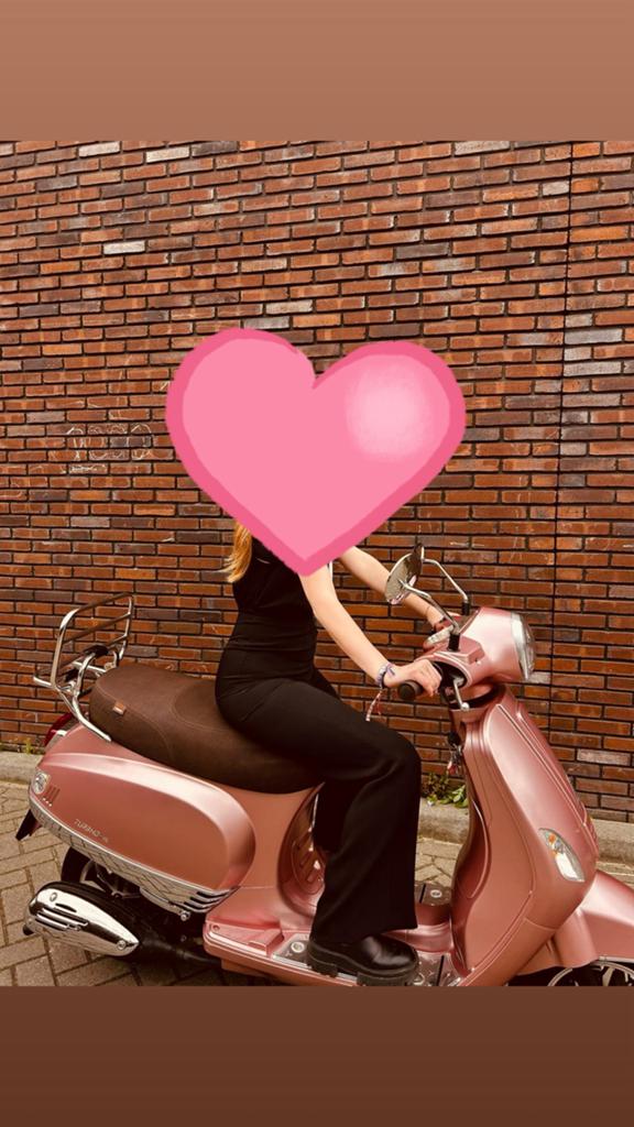 Roze Turbho RL scooter, Ophalen, Gebruikt, Benzine, Overige merken