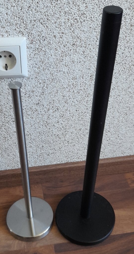 WC-rolhouder, Huis en Inrichting, Zo goed als nieuw, Zilver, Ophalen, Toilet-accessoire