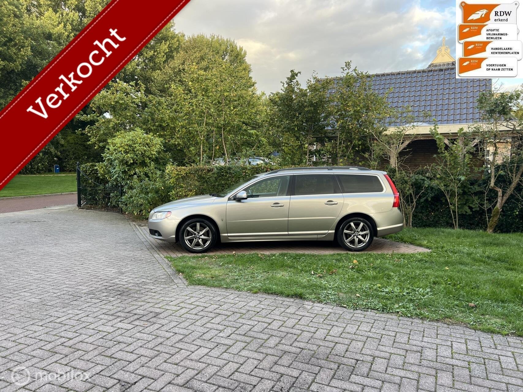 Nette Volvo V70 2.0 D3 5cilinder Momentum bj 2013, Voorwielaandrijving, Euro 5, 136 pk, Gebruikt