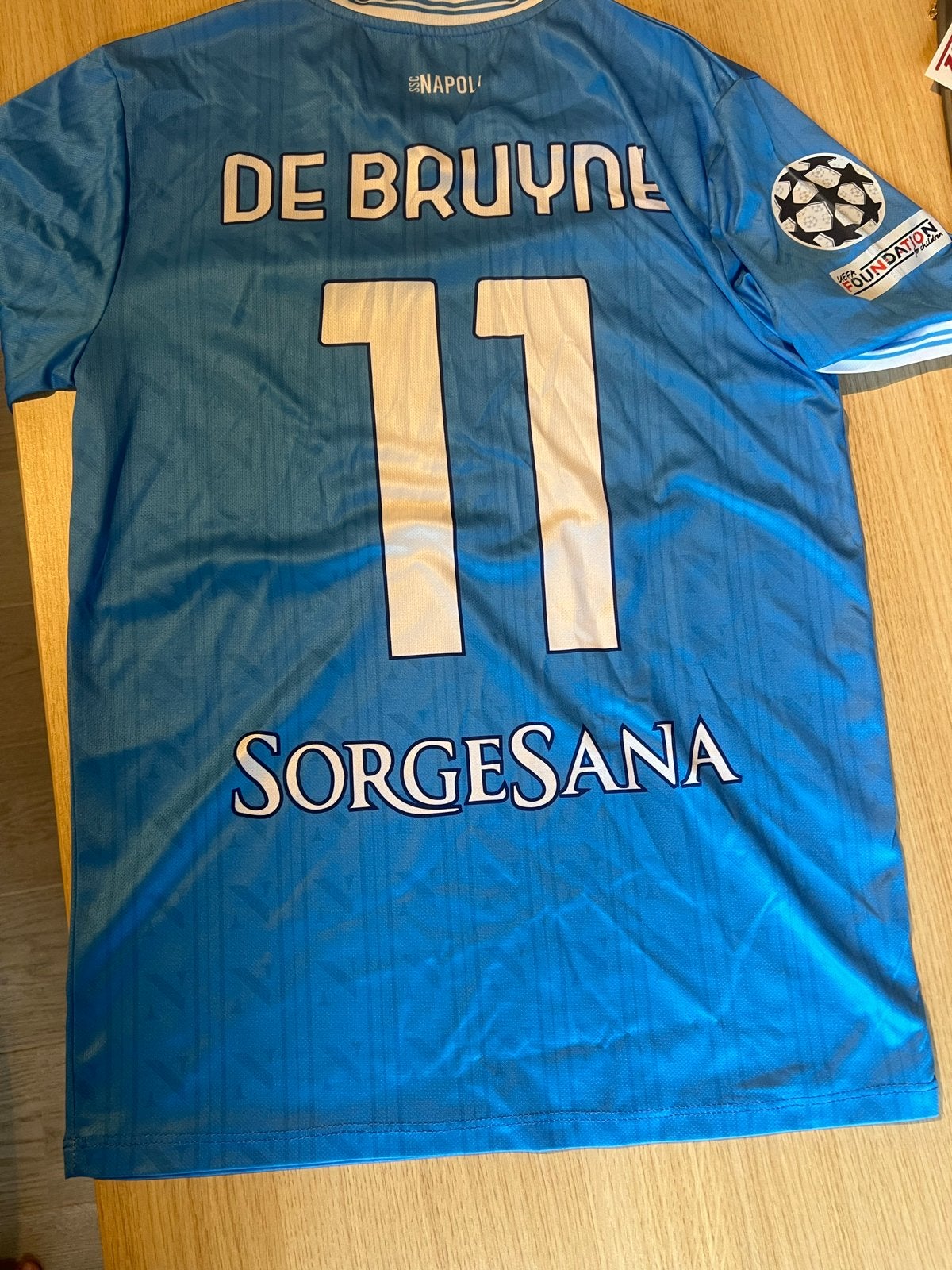 Kevin De Bruyne Napoli Shirt - Maat M, Maat M, Ophalen of Verzenden, Zo goed als nieuw, Shirt