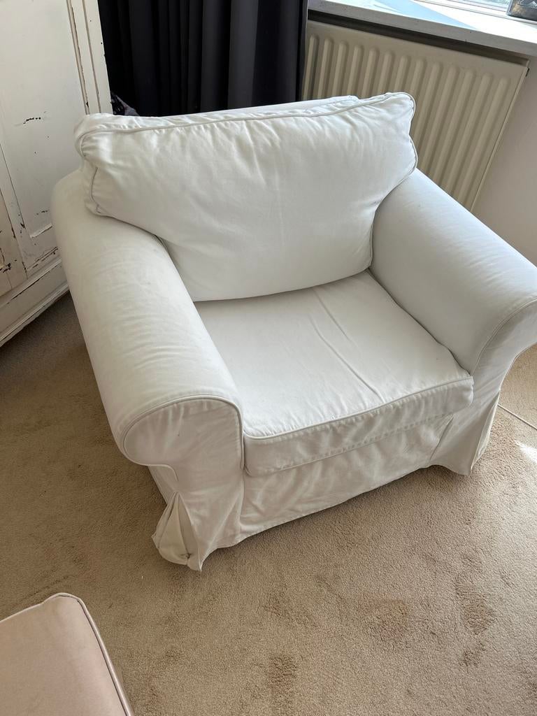 IKEA EKTORP Fauteuil - Comfortabel & Wasbaar, Huis en Inrichting, Ophalen, Gebruikt, 75 tot 100 cm, 100 tot 125 cm