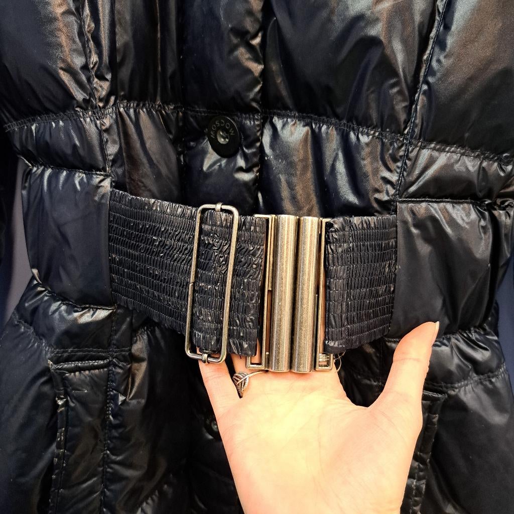 Moscow winterjas parka lak donkerblauw BKEUZE mt M nr 47088, Maat 38/40 (M), ., Ophalen of Verzenden, Moscow