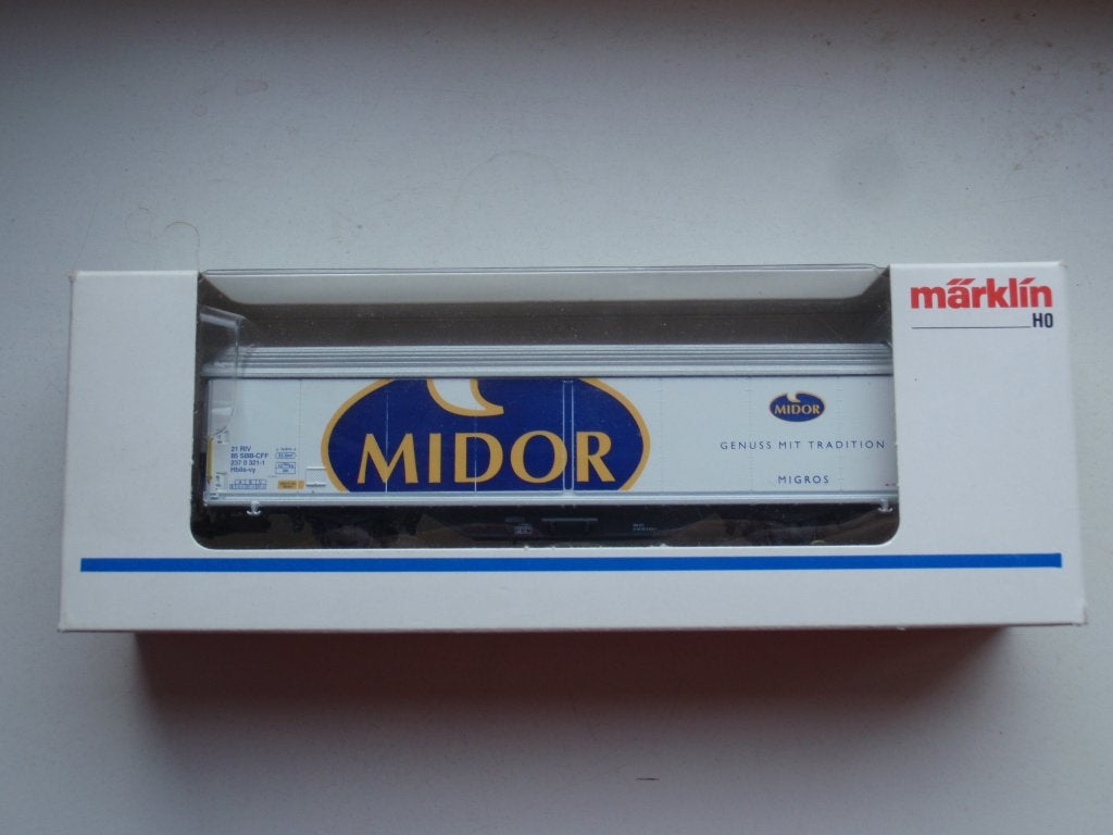 MÄRKLIN SBB Hbis schuifwandwagon MIDOR, Wisselstroom, Ophalen of Verzenden, Märklin, Nieuw