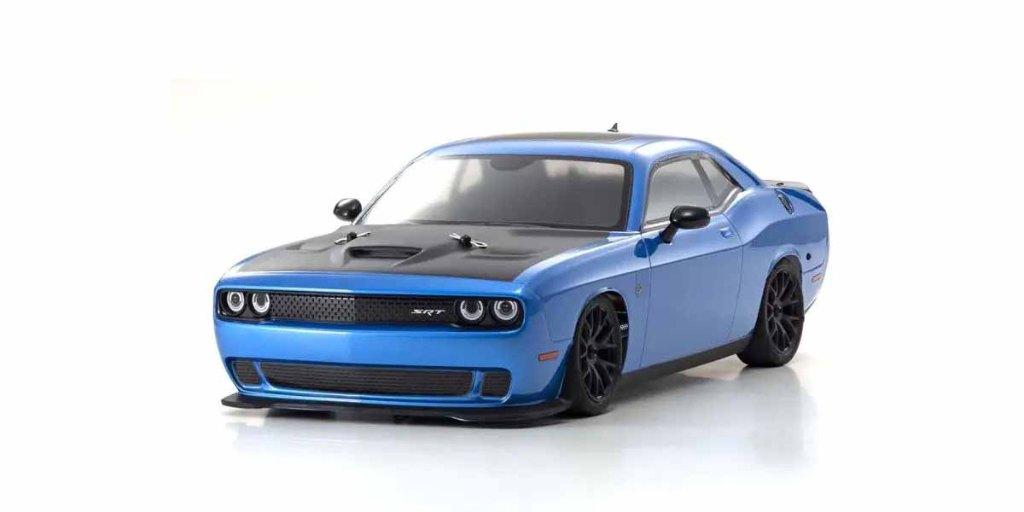 Kyosho Fazer FZ02 Dodge Challenger SRT 2015 Blue 1:10 RTR, Elektro, Nieuw, Ophalen of Verzenden, Schaal 1:10