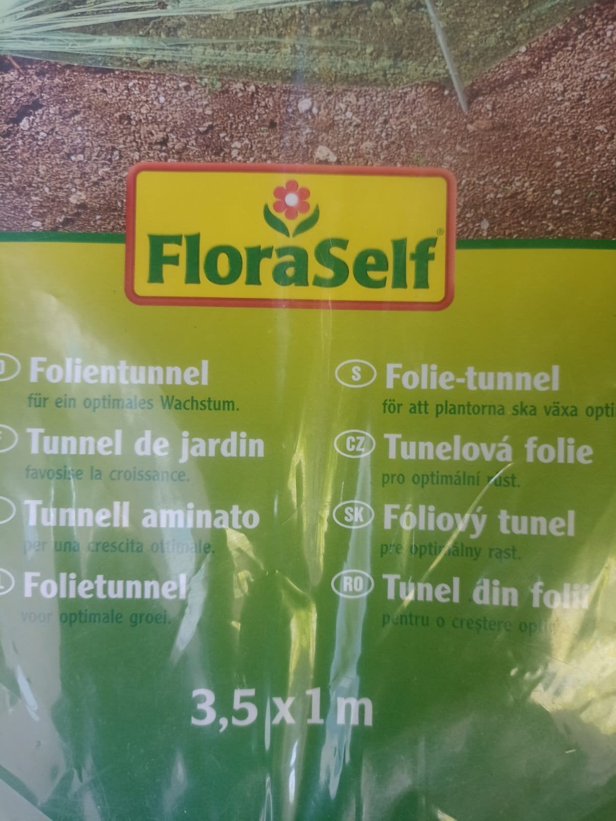 Floraself Folietunnel Hornbach - Nieuw, Ophalen of Verzenden, Folie, Nieuw, Kweekkas