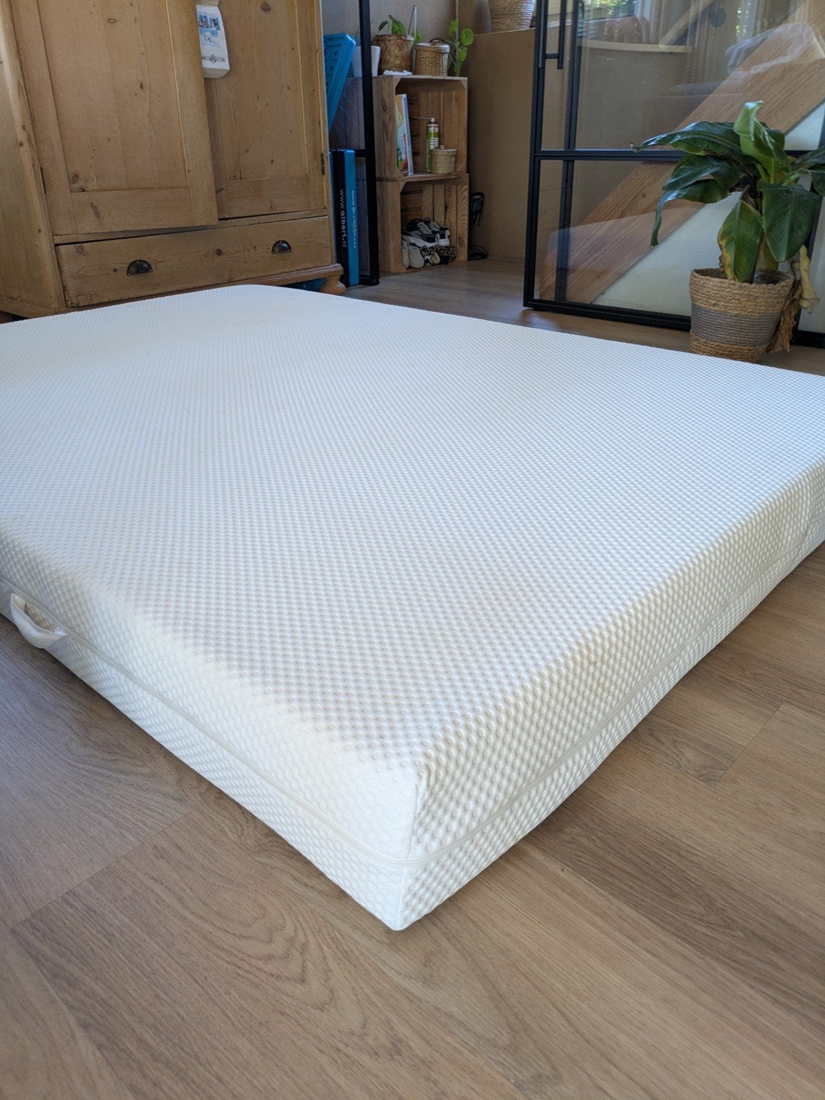 IKEA ÅBYGDA middelhard matras 140x200, Ophalen, Gebruikt, Tweepersoons, 140 cm