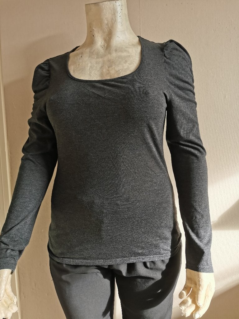 341 .. zgan shirt maat xl, Ophalen of Verzenden, Zo goed als nieuw, Grijs, Shirt of Top