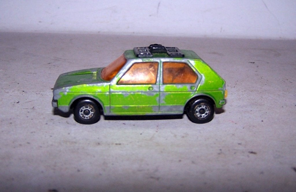 Vintage Matchbox No 7 VW Golf 1973. Igs., Ophalen of Verzenden, Gebruikt, Auto