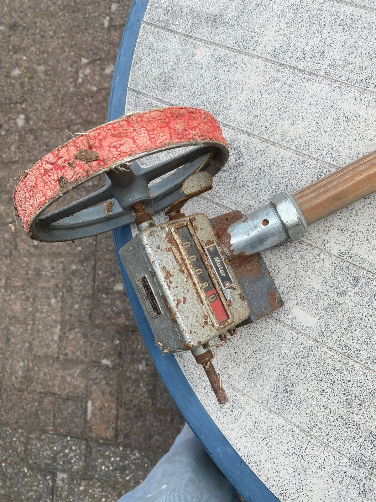 Oude Landmeter Irion & Vosseler - Vintage Meetwiel, Doe-het-zelf en Verbouw, Ophalen, Gebruikt