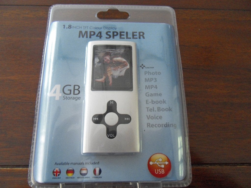 MP4 SPELER, Audio, Tv en Foto, Ophalen of Verzenden, Nieuw, 2 tot 10 GB