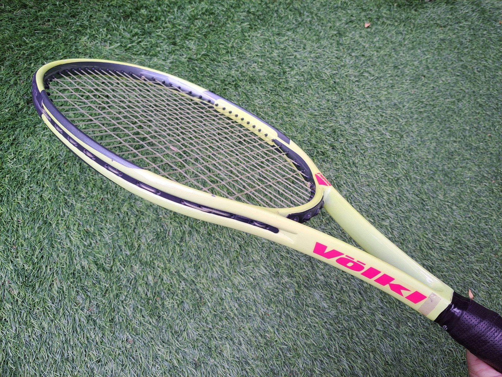 Völkl Focus L3 98"/100" dames tennisracket Parelgeel-roze, Sport en Fitness, Tennis, Overige merken, Gebruikt, Ophalen of Verzenden