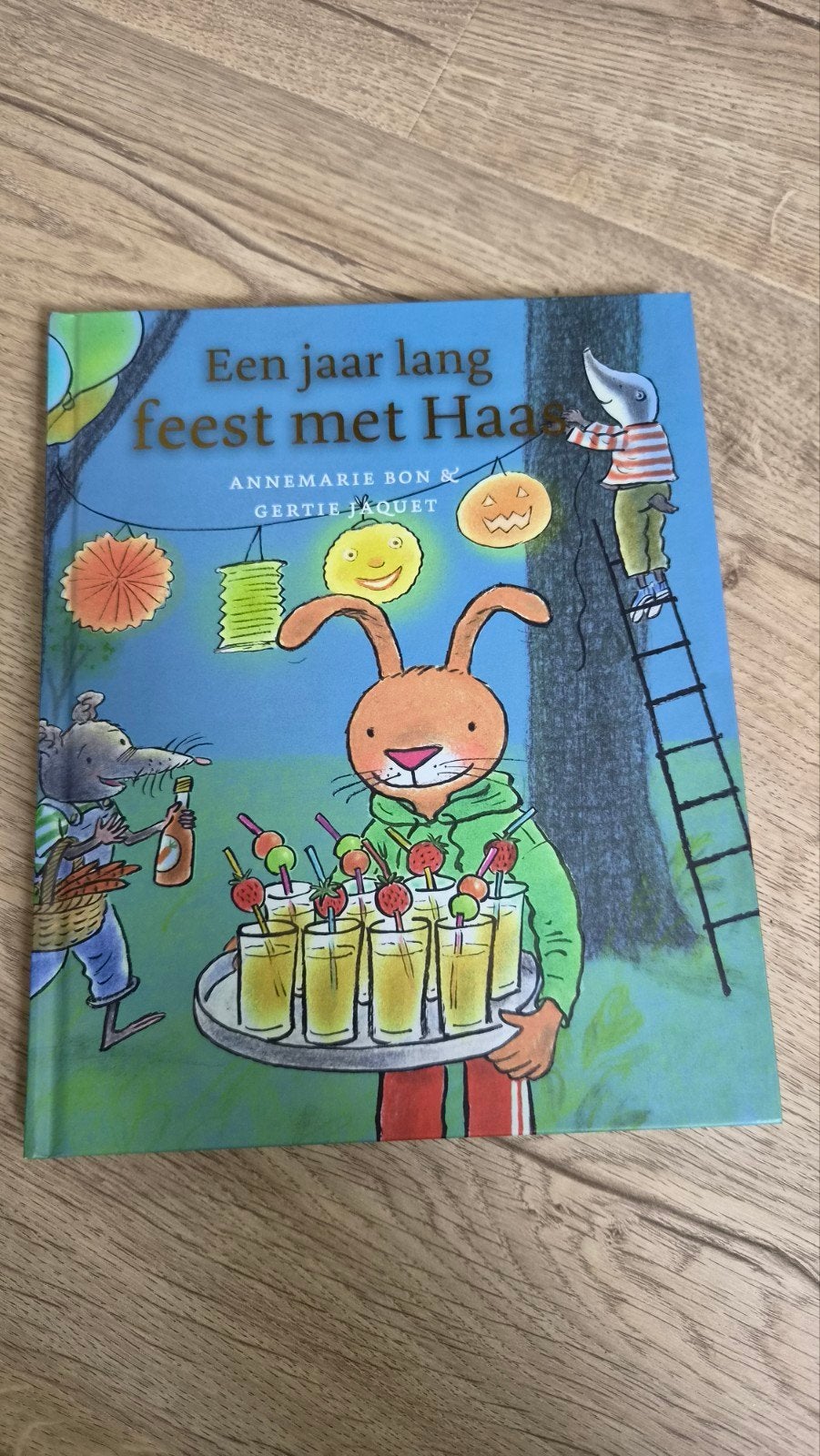 Een jaar lang feest met Haas - Annemarie Bon & Gertie Jaquet, Boeken, Fictie algemeen, Jongen of Meisje, Ophalen of Verzenden
