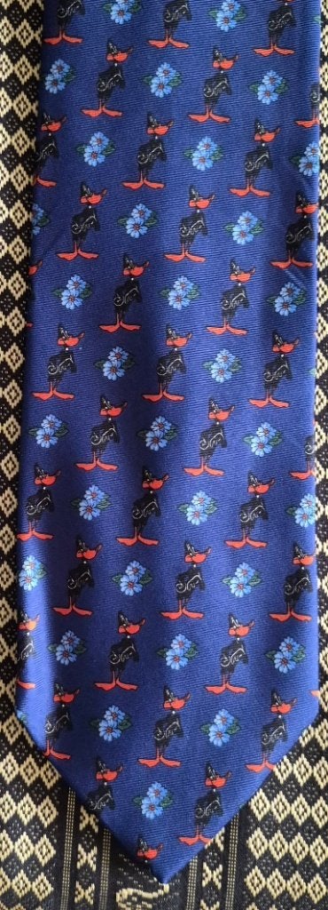 Daffy Duck stropdas blauw Looney Tunes, Kleding | Heren, Ophalen of Verzenden, Nieuw, Blauw