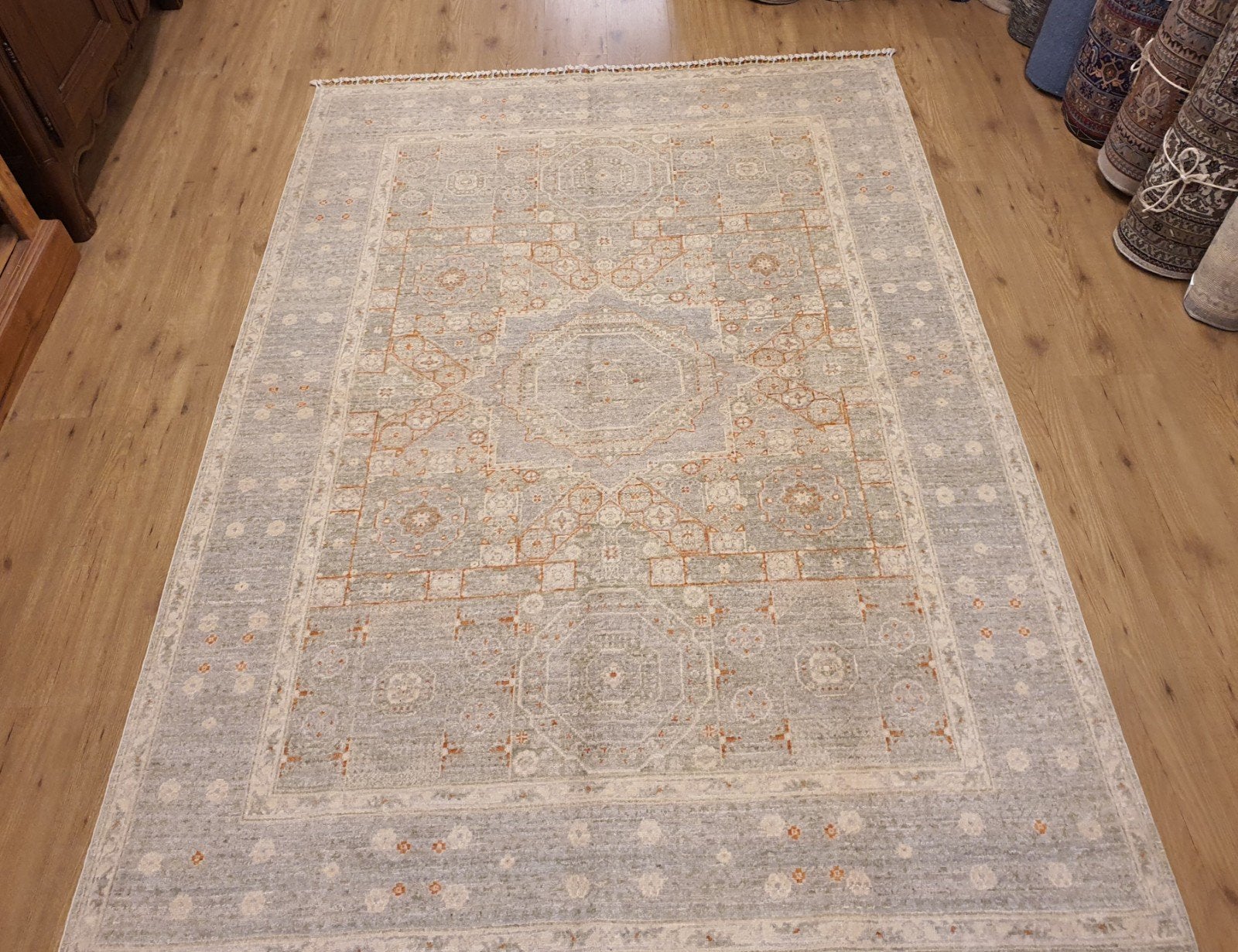 Handgeknoopt oosters tapijt ziegler 243x172, Perzisch, 150 tot 200 cm, Vof Slats Antiek, Ophalen of Verzenden