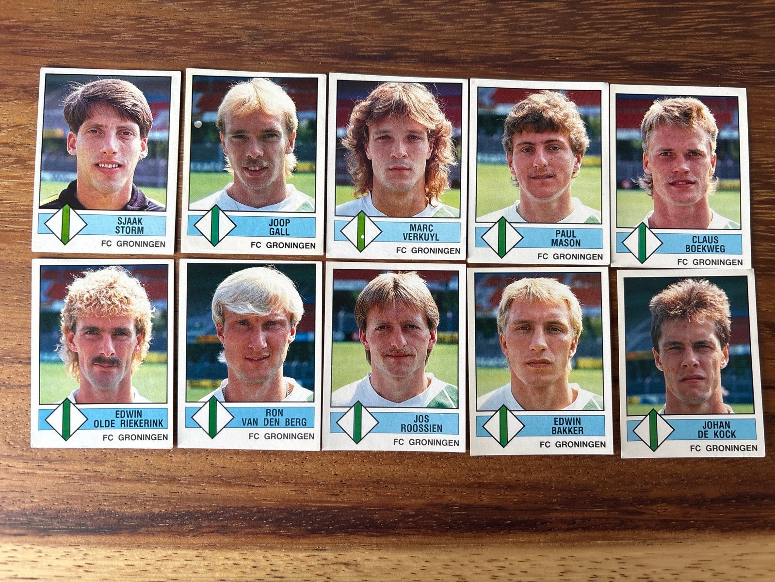 Panini Voetbal 1987 FC Groningen, Ophalen of Verzenden, Gebruikt, Stickers en Plaatjes