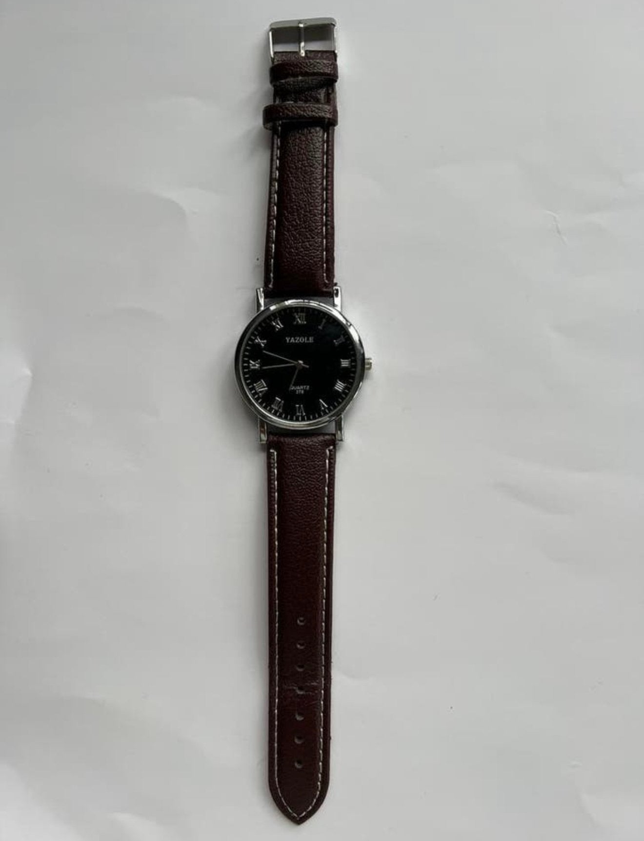 Heren horloge, Overige merken, Leer, Polshorloge, Ophalen of Verzenden