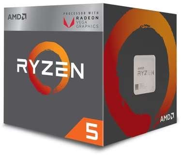AMD Ryzen 5  2400G Processor met Radeon Vega Graphics, Computers en Software, Ophalen, DDR4, AM4, Zo goed als nieuw