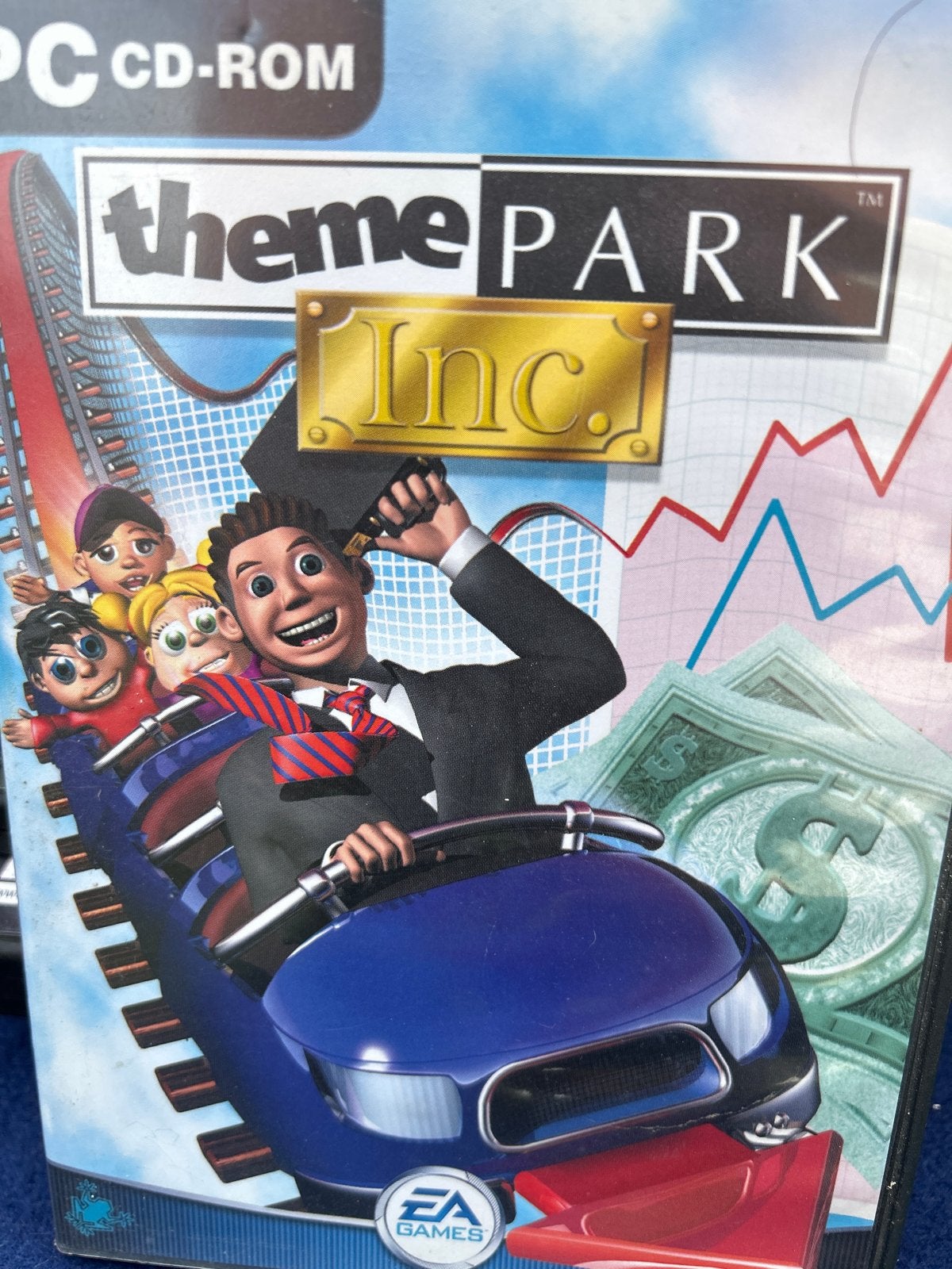 Theme Park Inc. PC CD-ROM - Bouw je eigen pretpark!, Spelcomputers en Games, Games | Pc, Ophalen, Gebruikt, 1 speler, Vanaf 7 jaar