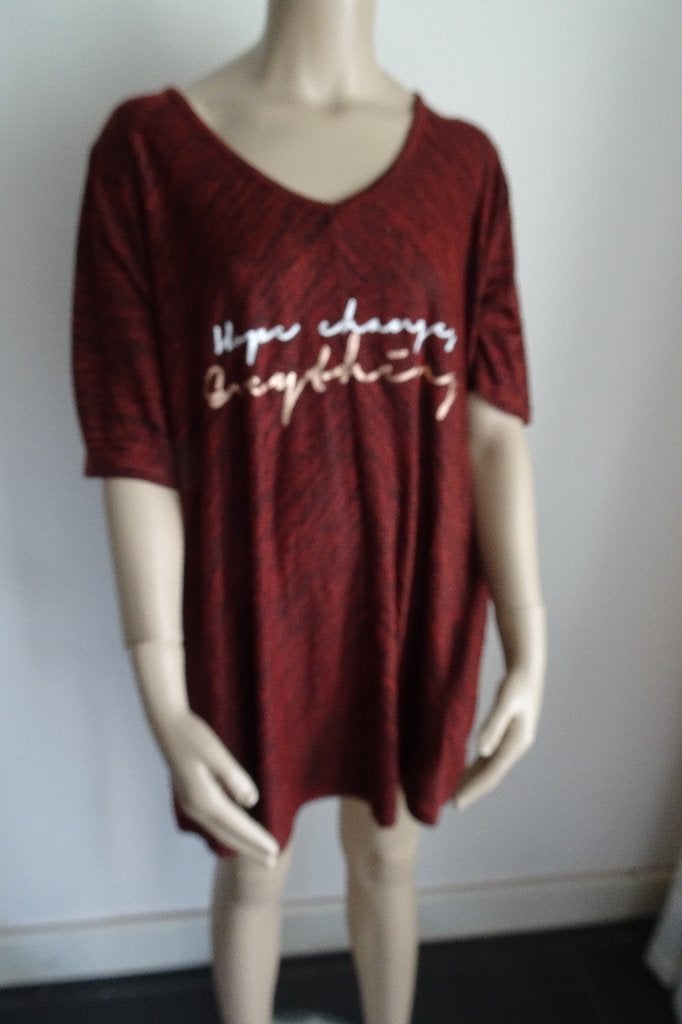 nieuw t-shirt maat XL van Crizpy by Zenzi, Ophalen, Bruin, Maat 46/48 (XL) of groter, Korte mouw