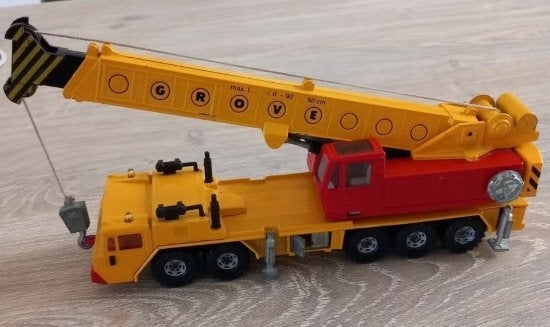 Speelgoedkraan met uitschuifbare arm, Ophalen of Verzenden, Gebruikt