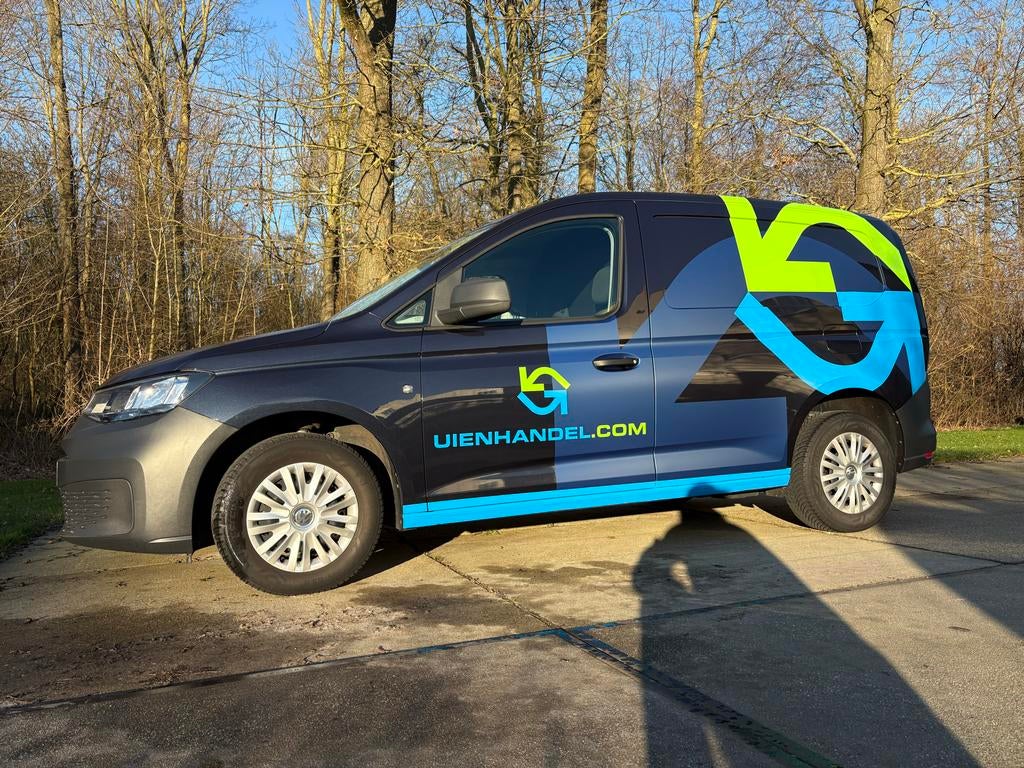Volkswagen Caddy Cargo 2.0 TDI 75pk L1h1 2022 Blauw, Auto's, Bestelauto's, Voorwielaandrijving, Stof, 74 pk, 4 cilinders