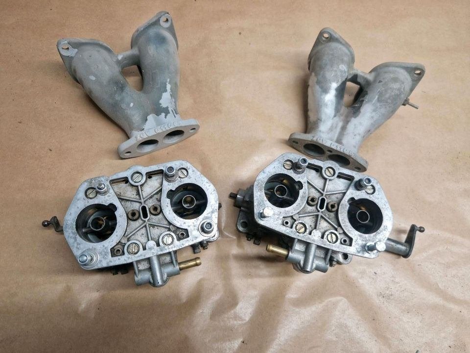 2x Weber IDF 40 dubbele carburateur VW Kever T1 T2, Ophalen, Gebruikt